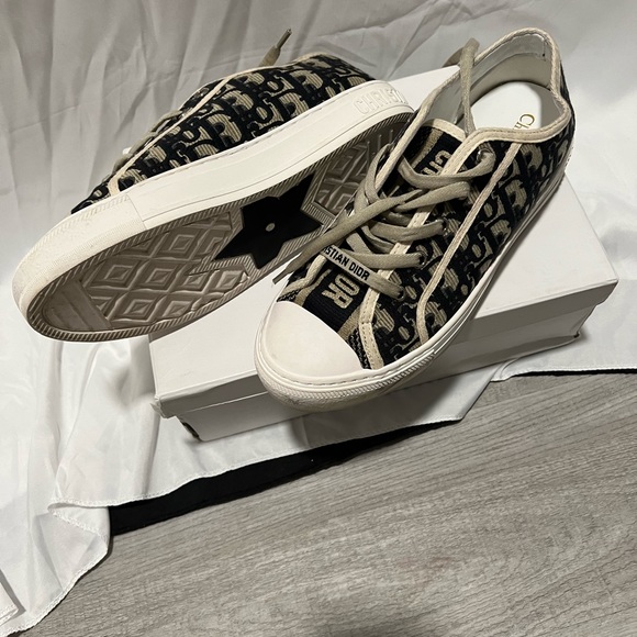 Dior Black and Cream Sneakers - Picture 1 of 2